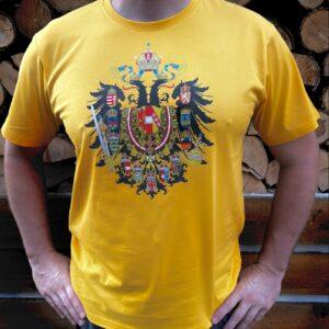 Pánské tričko bavlna RU žluté