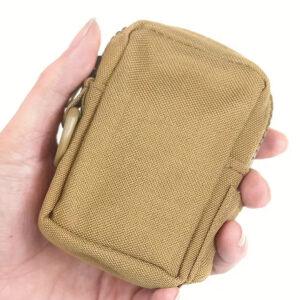 Pouzdro na mince hranaté