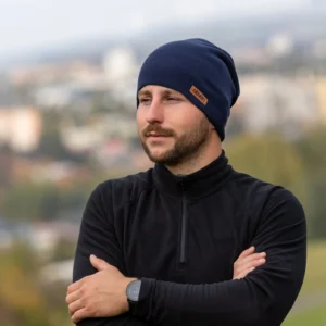 Pletená čepice Eleven L-Navy